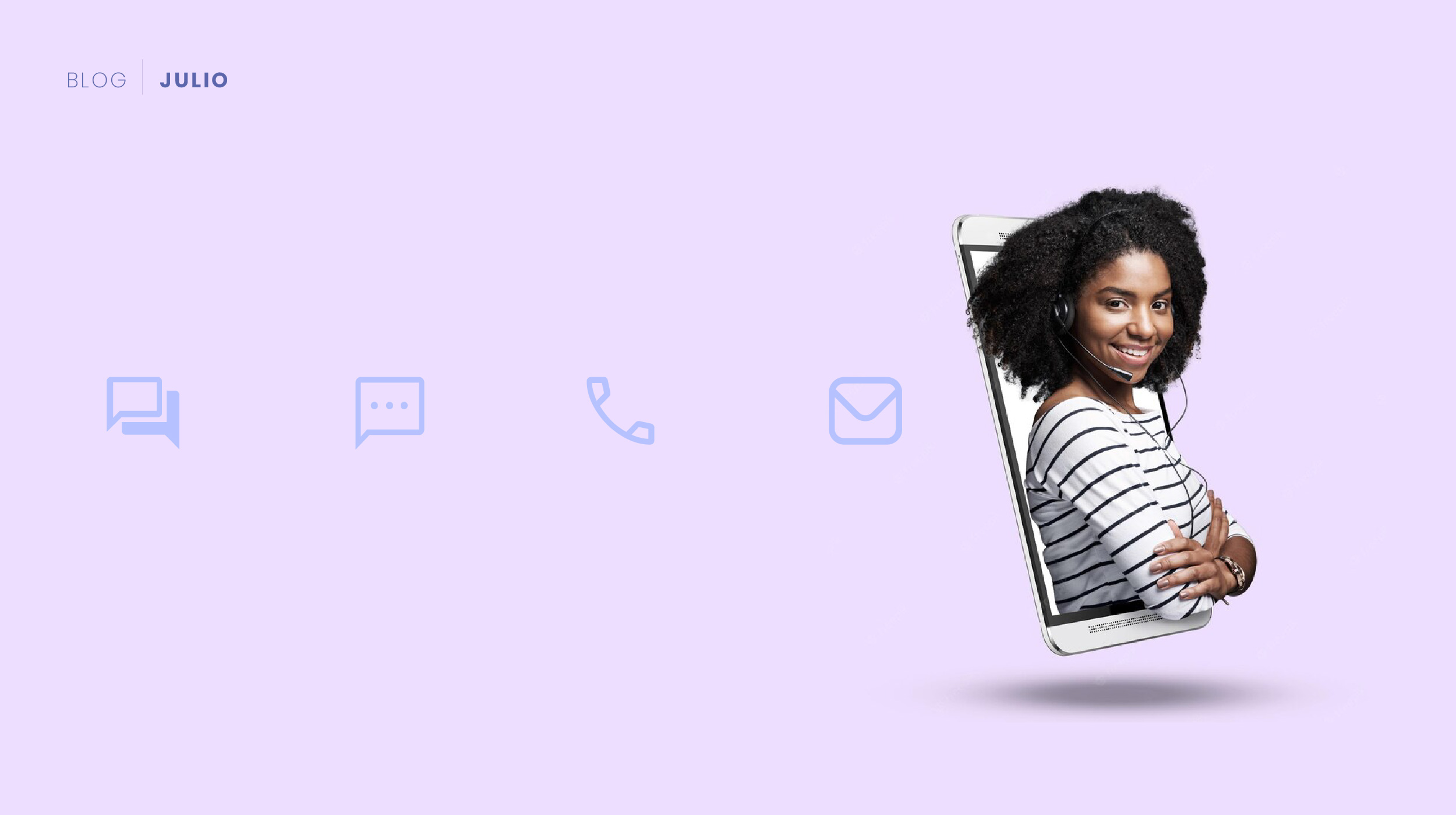 Chica joven sonriendo en un marco de un celular