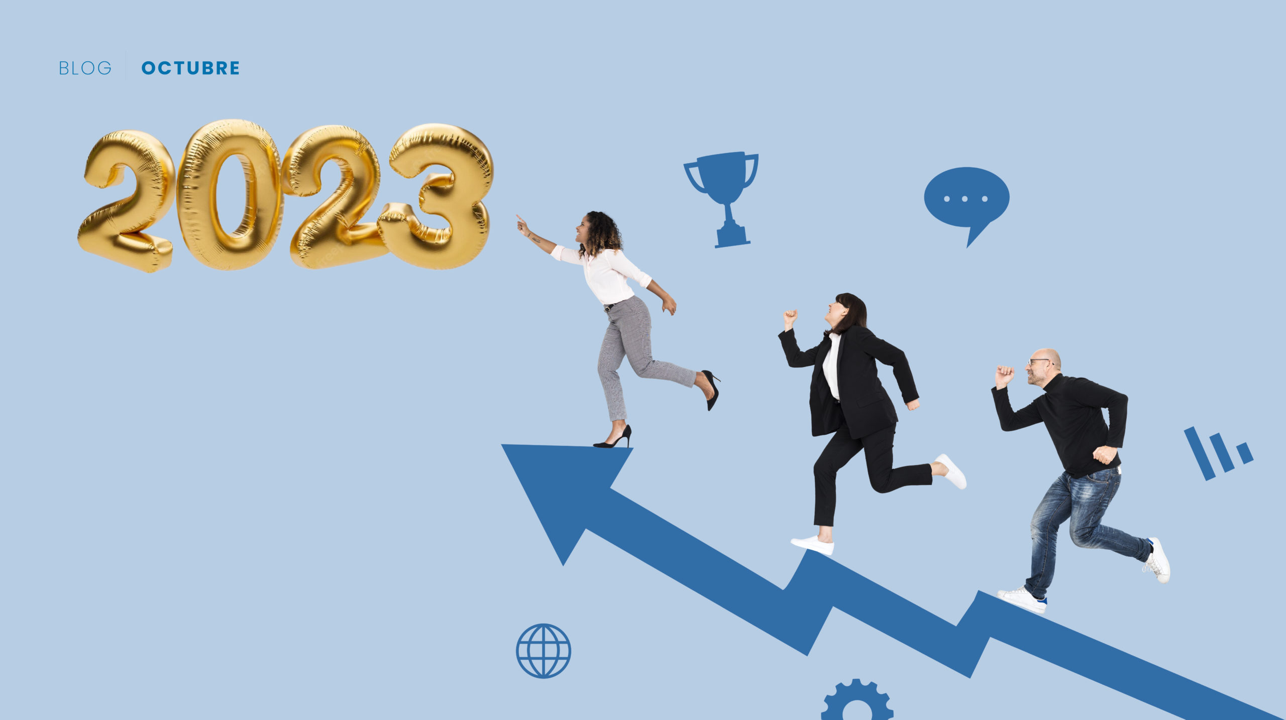 Tendencias del customer: hombres escalando una gráfica