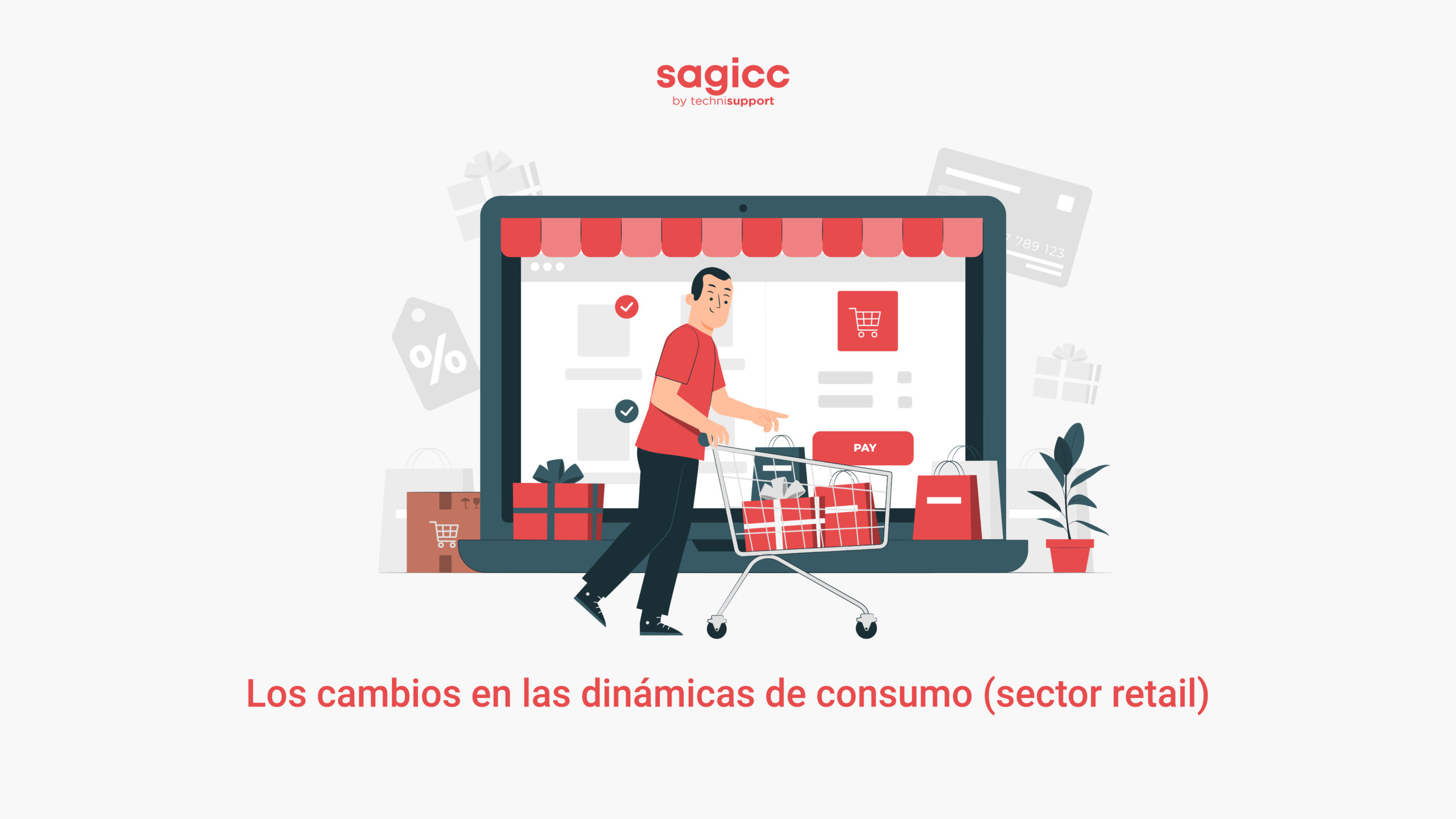 Hombre comprando y leyendo sobre dinámicas de consumo