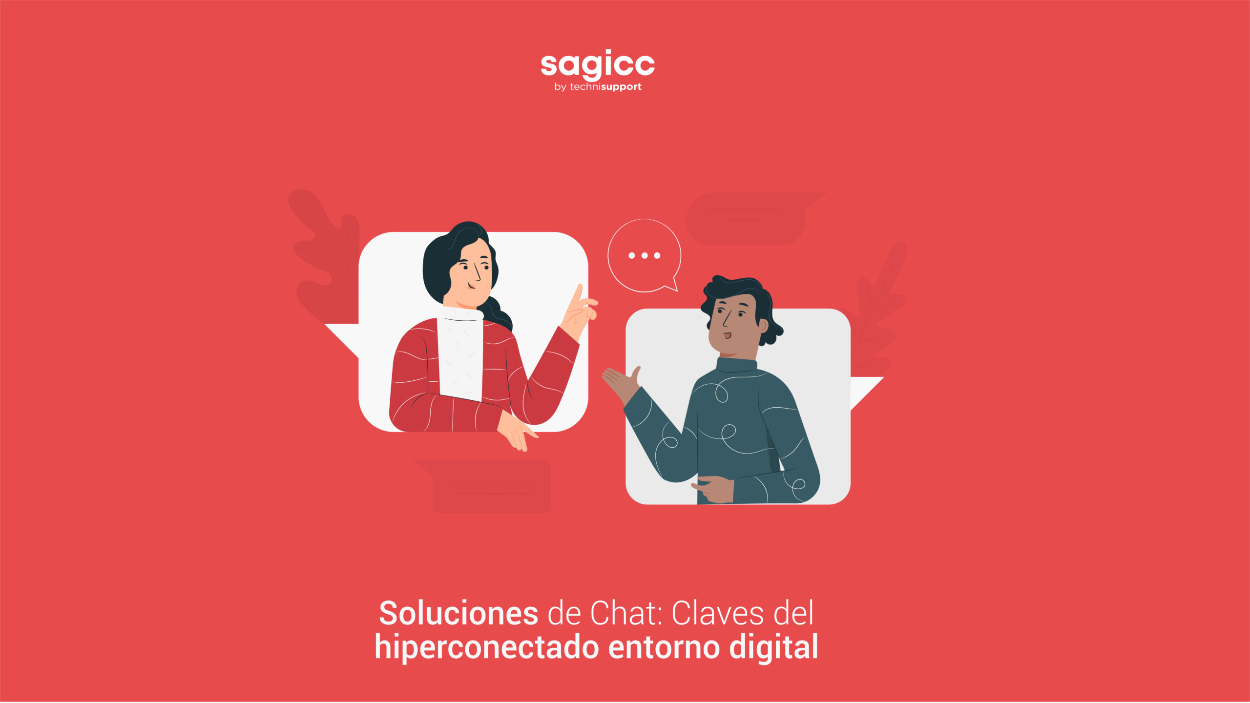Personas hablando en entorno digital